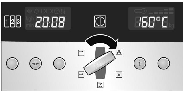 NEFF C57M70NO - Réglage du mode de fonctionnement et de la température - 1