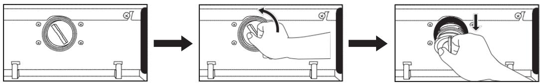VEDETTE VLF842WW - Nettoyer le filtre - 3