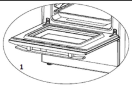 PROLINE POMm651SS - Pour démonter la porte du four - 1