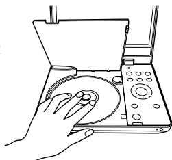 TOSHIBA SD-P 71 SW - Posez un disque. - 1