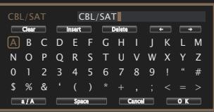 MARANTZ NR1607 - Utilisation de l'écran-clavier - 2