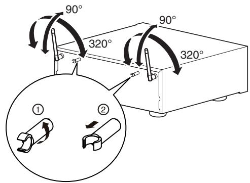 MARANTZ NR1607 - Antennes en tige pour le bluetooth/le réseau local sans fil - 1