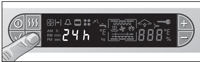 GAGGENAU EM 221-130 CG ALU - Menu d'options, mise à l'heure - 2
