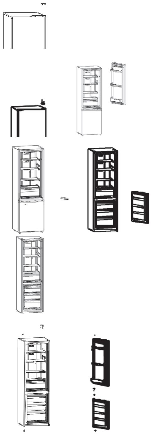 PROLINE PLC253NFWH - DOOR CONVERSION - 1