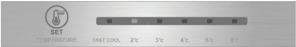 PROLINE PLC253NFWH - ADJUSTING THE TEMPERATURES - 1