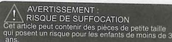 MONSTER HIGH micro sur pied 19948 - Avertissement - 1