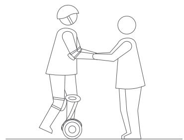 NINEBOT MiniLITE - WARNING - 1