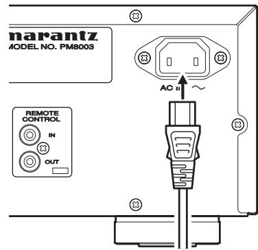MARANTZ PM8003 - Brancher le FIL électrique CA - 1
