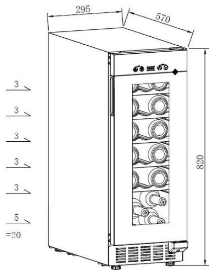 DE DIETRICH DUW20FB - Conservation du vin - 1