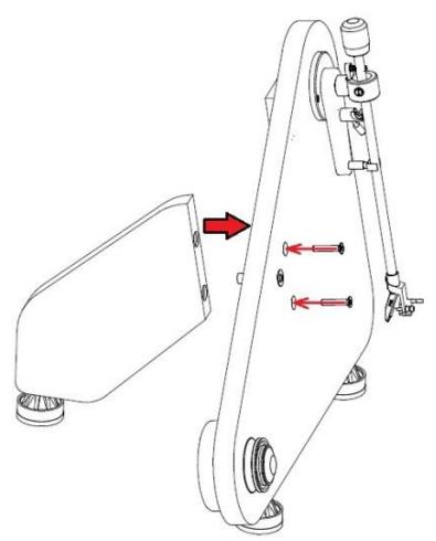 PRO-JECT VT-E BT FR BLACK - Monter le support arrière - 1