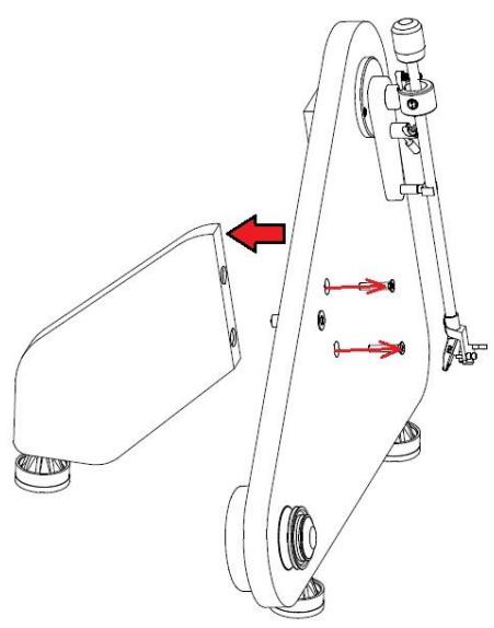 PRO-JECT VT-E BT FR BLACK - Démonter le support arrière - 2