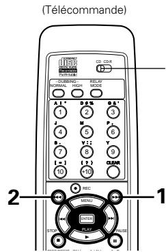 DENON CDR-W1500 - Repérage de la position désirée pendant l'écoute du son - 1