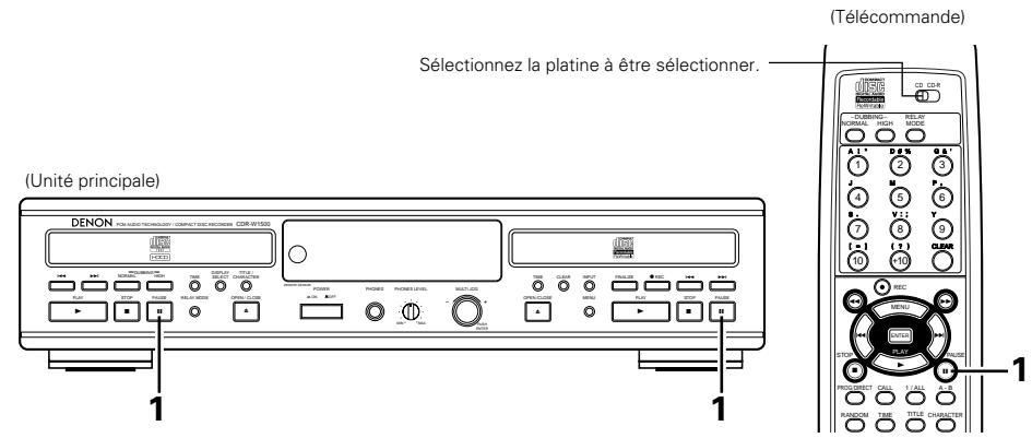 DENON CDR-W1500 - Déplacement avant au début de la piste suivante - 3