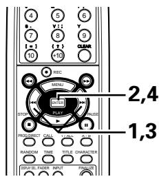 DENON CDR-W1500 - (Régler du mode de lecture temporisée) - 2