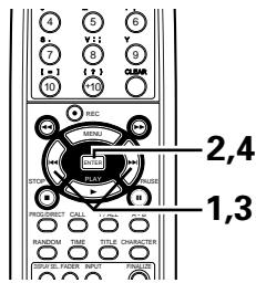DENON CDR-W1500 - Réglage du mode de lecture avec saut de piste - 2