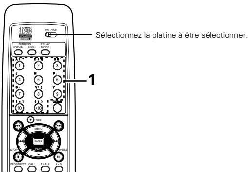 DENON CDR-W1500 - Lancement de la lecture - 1