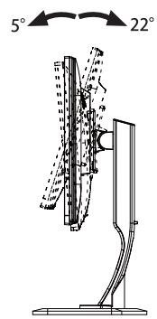 IIYAMA 6B2488HSU-B2 - Ajustement de la hauteur et l'angle de VISION - 1