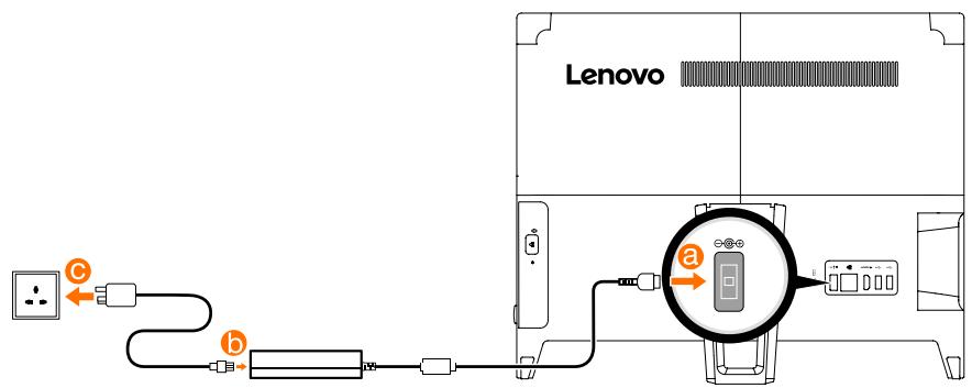 LENOVO iDEACENTRE AiO 310-20ASR - Connexion du clavier et de la souris - 3