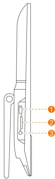 LENOVO iDEACENTRE AiO 310-20ASR - Vues latérales gauche et droite de l'ordinateur - 1