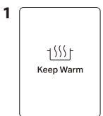 WHIRLPOOL MWF259B - Maintien au CHAUD (MWF 255 et MWF 258 uniquement) - 1