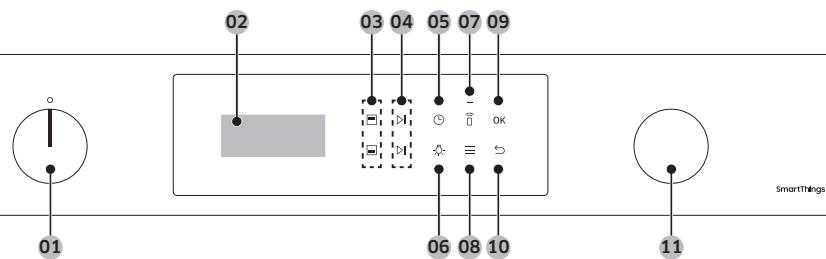 SAMSUNG V75A6679R - Bedieningspaneel - 1