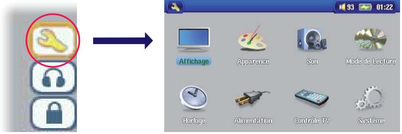 ARCHOS AV700 40 GO CANALSAT - Paramètres - 1