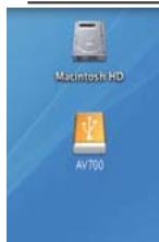 ARCHOS AV700 40 GO CANALSAT - Attention : avant de connecter l'av 700 à votre ordinateur au moyen du câble USB, sélectionnez l'icône des réglages puis système et port USB et réglez le paramètre sur « disque dur ». - 1