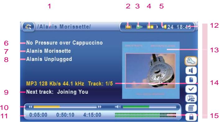 ARCHOS AV700 40 GO CANALSAT - 1-0 Musique - écouter de la musique - 3