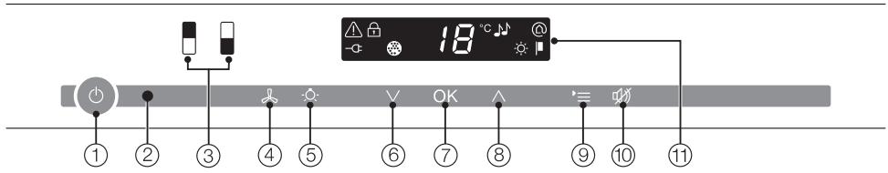 MIELE KWT6422IG - Bandeau de commande - 1