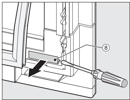 MIELE KWT6422IG - Pour inverser la butée de porte, vous avez besoin des outils suivants : - 8