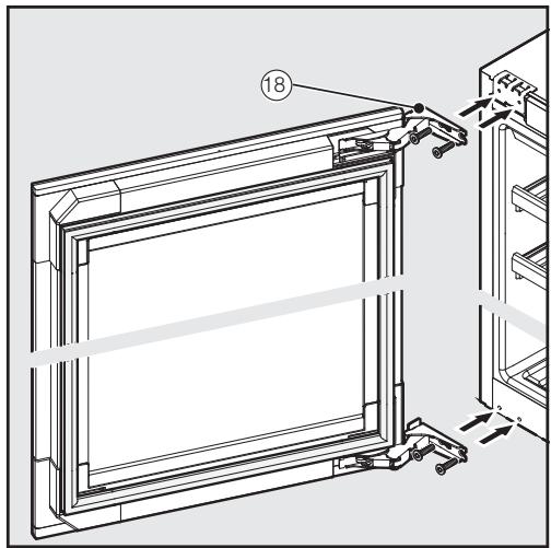 MIELE KWT6422IG - Pour inverser la butée de porte, vous avez besoin des outils suivants : - 13