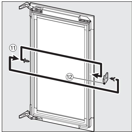 MIELE KWT6422IG - Pour inverser la butée de porte, vous avez besoin des outils suivants : - 11