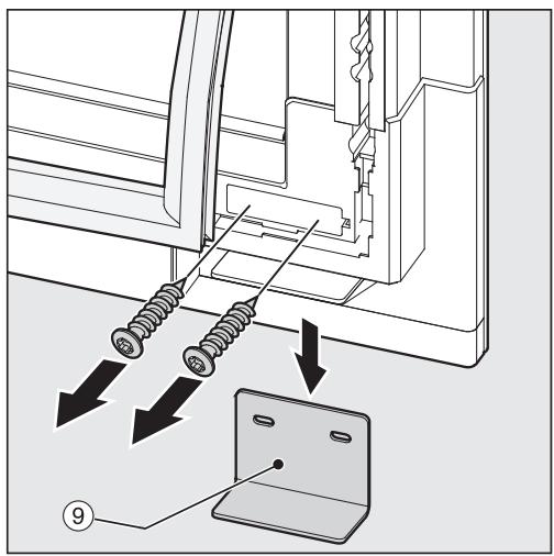 MIELE KWT6422IG - Pour inverser la butée de porte, vous avez besoin des outils suivants : - 9