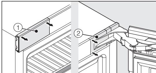 MIELE KWT6422IG - Pour inverser la butée de porte, vous avez besoin des outils suivants : - 2