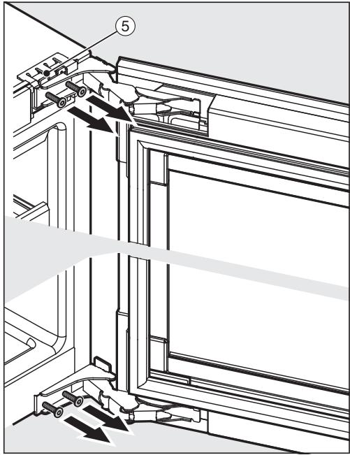 MIELE KWT6422IG - Pour inverser la butée de porte, vous avez besoin des outils suivants : - 5