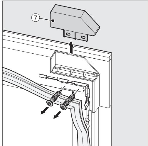 MIELE KWT6422IG - Pour inverser la butée de porte, vous avez besoin des outils suivants : - 7