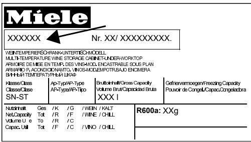 MIELE KWT6422IG - Base de données EPREL - 1