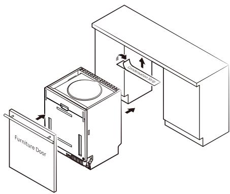 SAMSUNG DW60M6070IB - KROK 4. MONTAZMYWARKI - 1