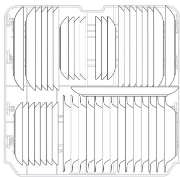 SAMSUNG DW60M6070IB - DW60M6070** - 3