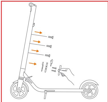 NINEBOT ES2 - Instalar una seguda batería - 1