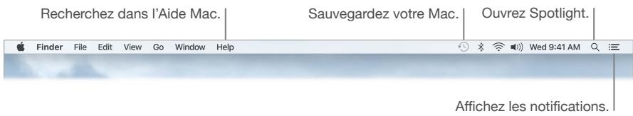APPLE MGEM2F - Barre des menus - 1