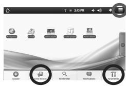 ARCHOS 7 HOME TABLET 2GO - Personnalisation des éléments de l'écran d'accueil - 2