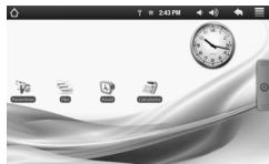 ARCHOS 7 HOME TABLET 2GO - L'écran d'accueil étendu - 3