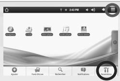 ARCHOS 7 HOME TABLET 2GO - Personnalisation des éléments de l'écran d'accueil - 5