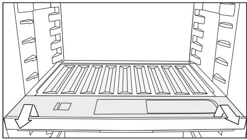MIELE KFN4898AD - Retirer la tablette avec le porte-bouteilles - 1