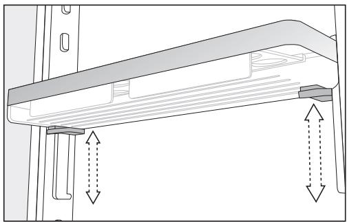 MIELE KFN4898AD - Déplacer le balconnet avec réglage précis - 1