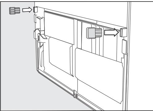 MIELE KFN4898AD - Monter les entreprises murales jointes - 1
