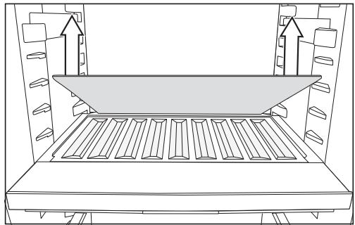 MIELE KFN4898AD - Utiliser le porte-bouteilles dans la tablette - 1