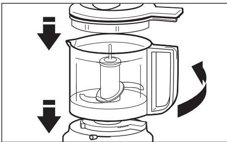 RITCHENAID 5SKFC3516E0B - Utilisation de l'ouverture pour liquides et du BEC verseur - 1