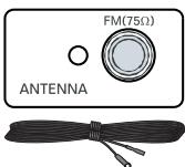 THOMSON DTH 900 - Branchement de l'antenne FM - 1
